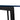 Mesa Gerona Negra 165 cm