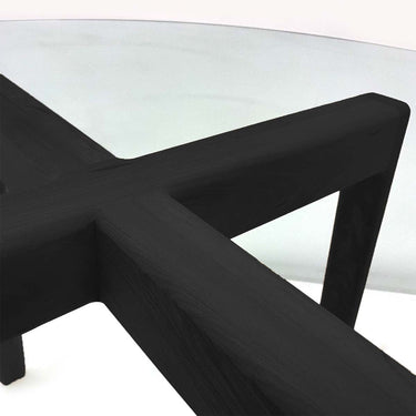 Mesa Gerona Negra D120 cm