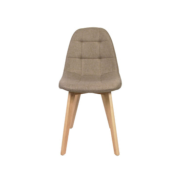 Silla Capitone Lino Beige