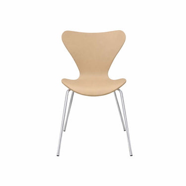 Silla Corazón PP Beige Pata Cromada