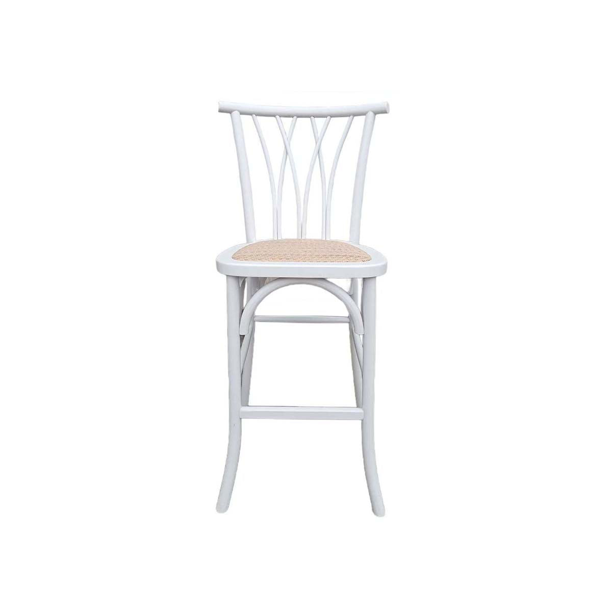 Taburete Bar Andes Madera Blanco 66 cm