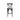 Taburete Bar Crossback Madera Negro 66 cm
