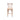 Taburete Bar Crossback Madera Natural 66 cm