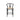 Taburete Bar Wishbone Madera Negro 65 cm