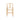 Taburete Bar Wishbone Madera Natural 65 cm