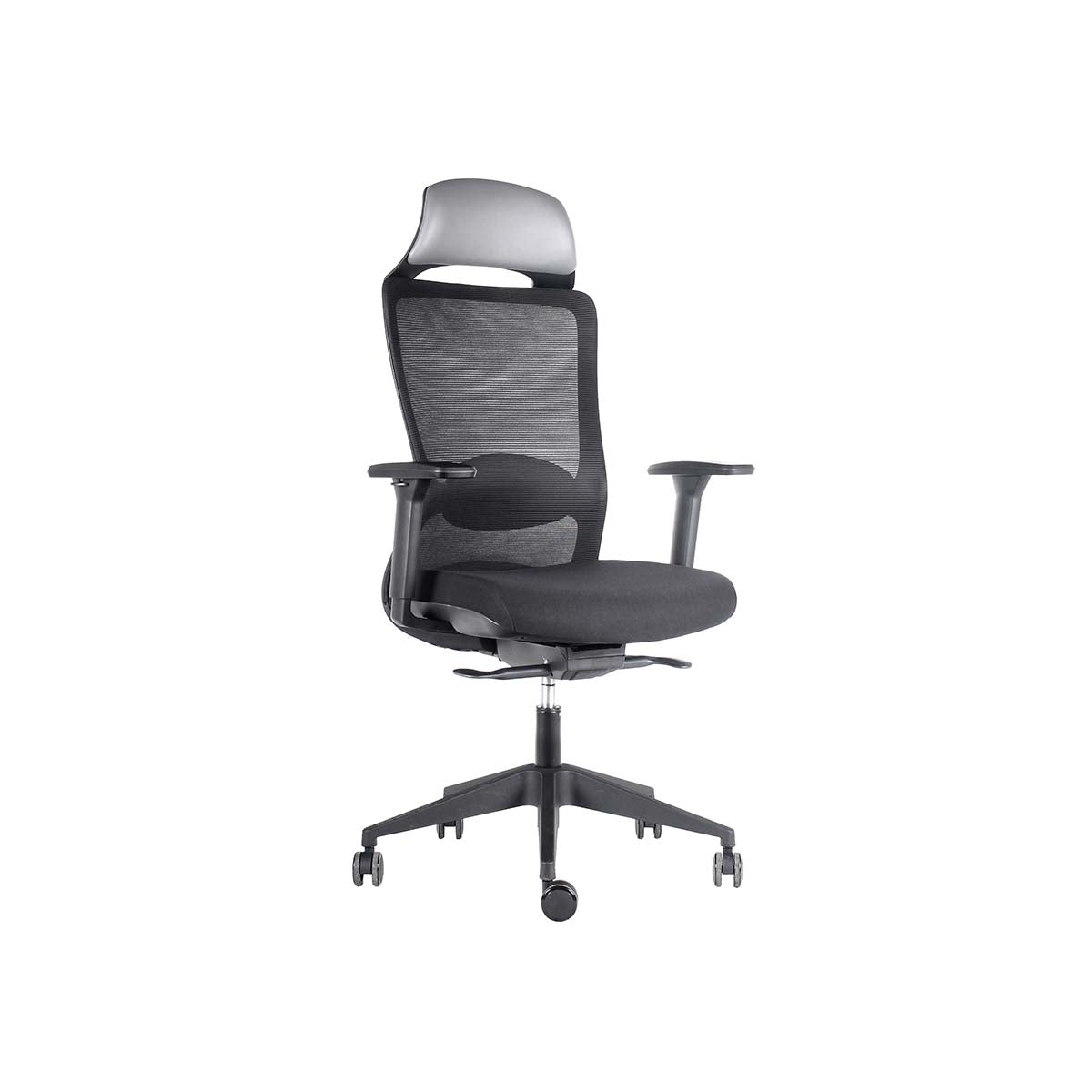 Silla Oficina Lua con Cabecero Base Nylon