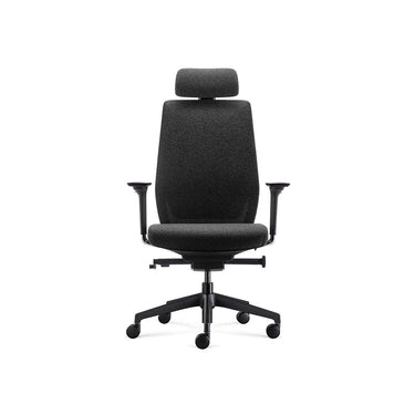 Silla Oficina Saga con Cabecero Base Nylon