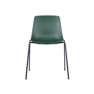 Silla Visita Joga Verde Base Negra