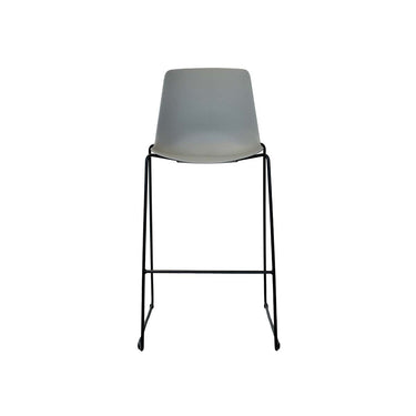 Taburete Joga Gris Base Negra 67 cm