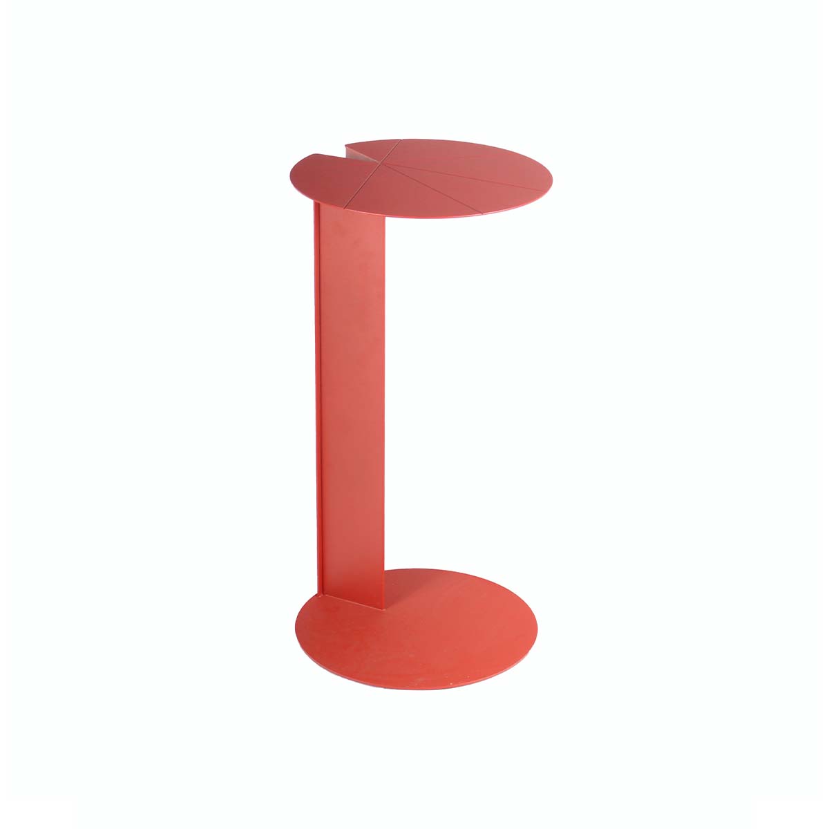 Mesa Lateral Aqua Roja 34 cm