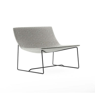 Sillón Sone Gris Base Negra