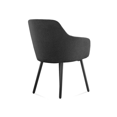 Sillón Vito Gris Base 4 Patas Negras