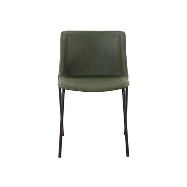 Silla Count Basic Tapizada Soft Verde Oscuro
