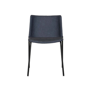 Silla Count Basic Tapizada Azul Arándano