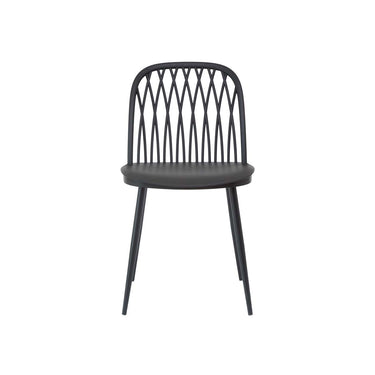 Silla Exterior Arcs PP Negra
