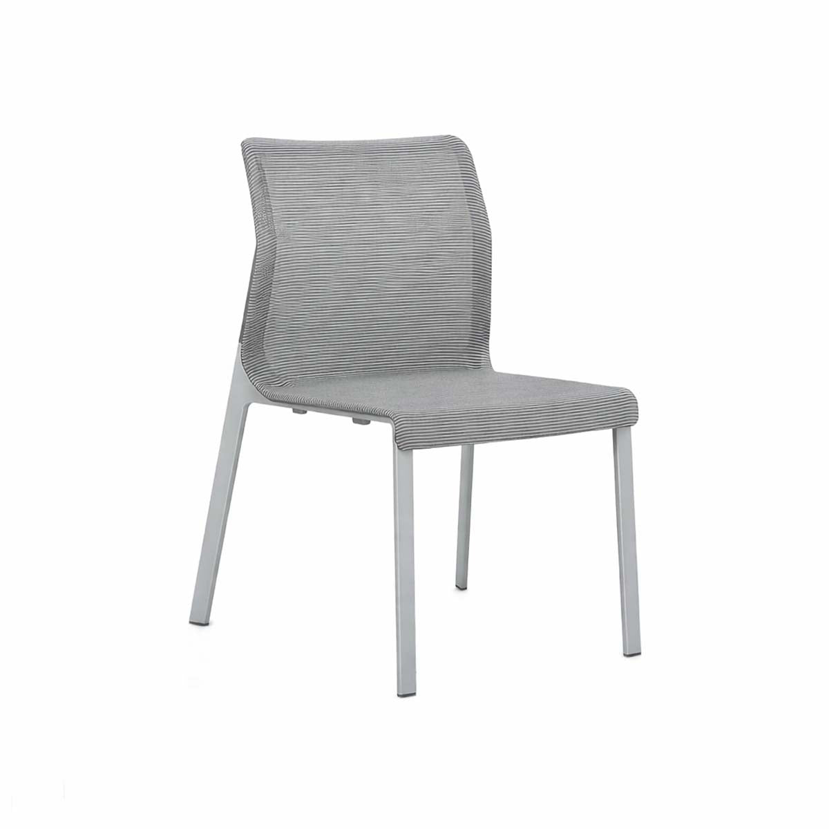 Silla Pegus Gris Pata Aluminio