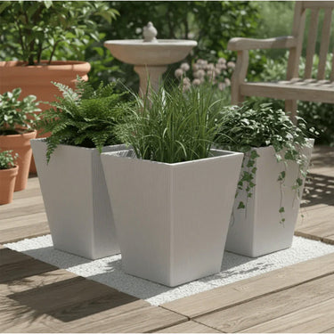 Macetero Venus Gris Claro 55 cm
