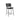 Silla Alta Bronx PU Negro 66 cm