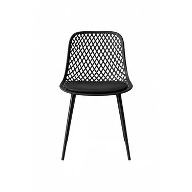 Silla Europe Acolchada Negra