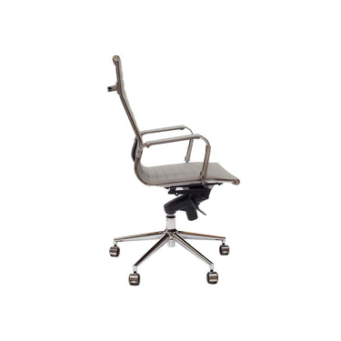 Silla Oficina Alta Cast Gris Claro