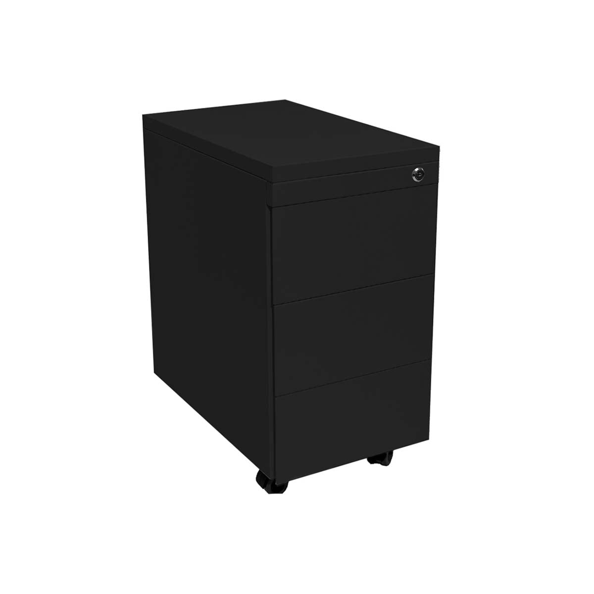 Cajonera Memphis Mini Negra 3 Cajones