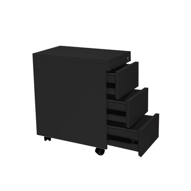 Cajonera Memphis Mini Negra 3 Cajones