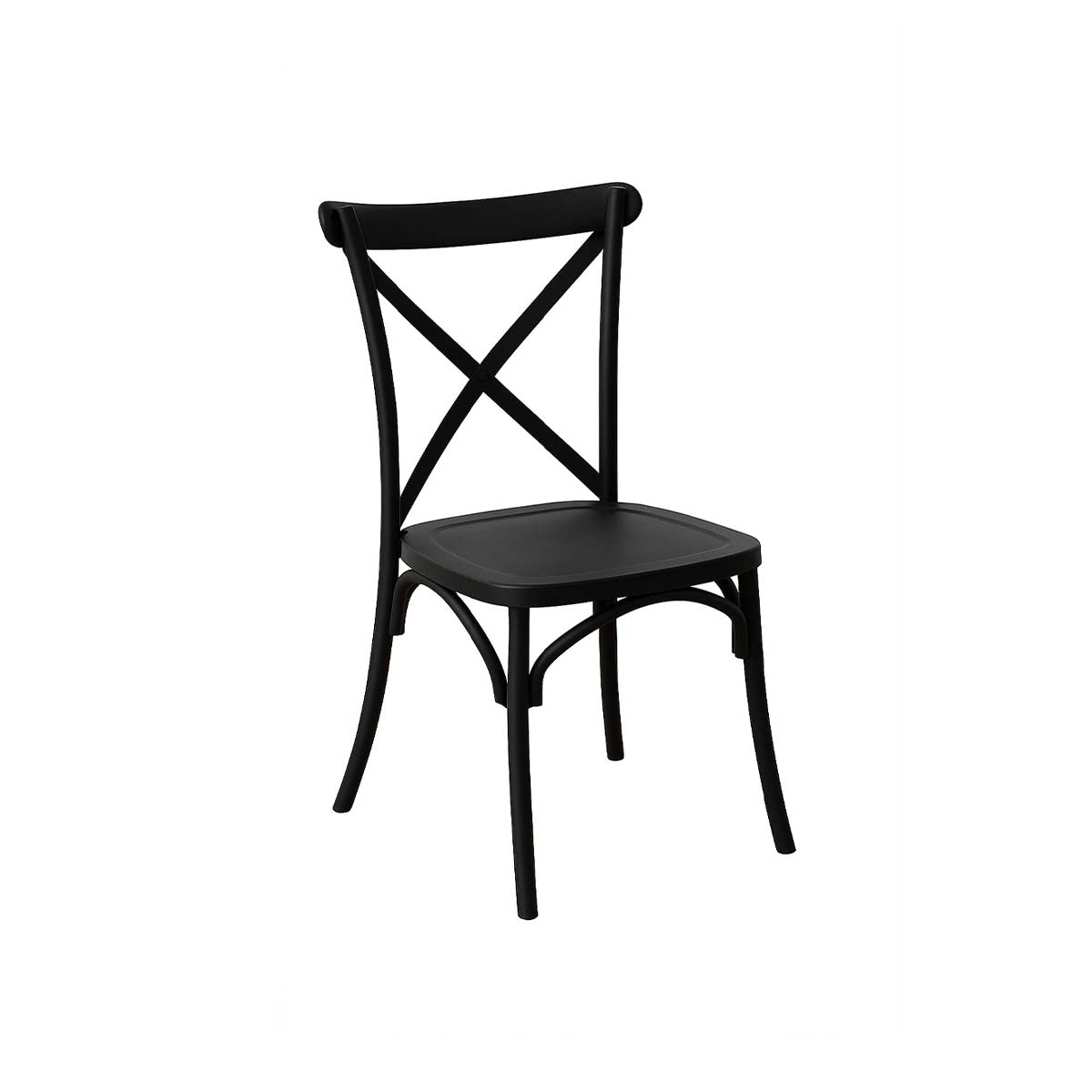 Silla Danubio PP Negra