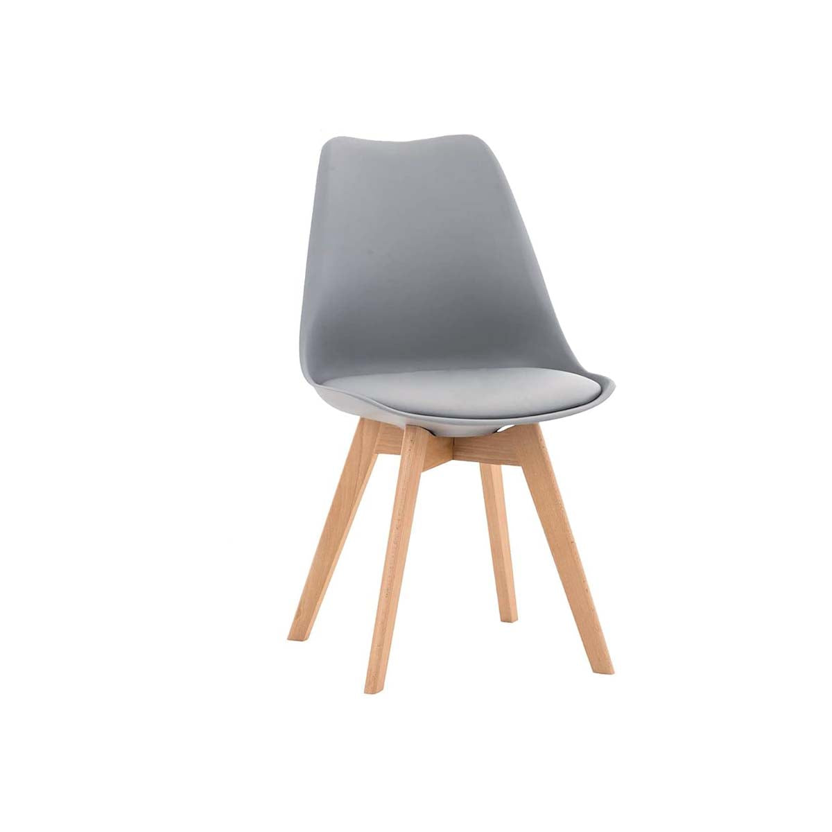 Silla Tulip PU Gris