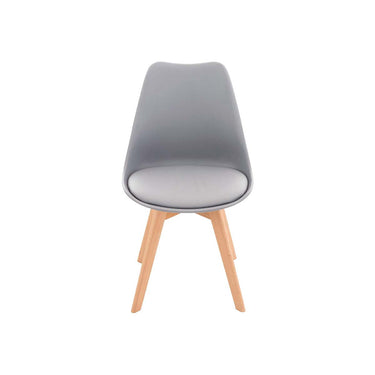 Silla Tulip PU Gris