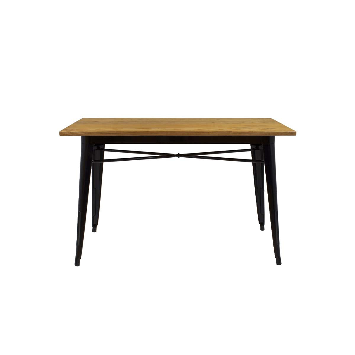 Mesa Tolix Rectangular Negra 140 x 90 cm