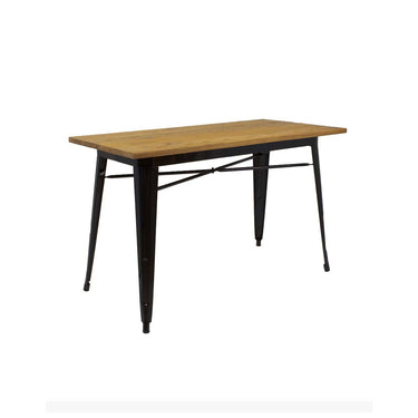Mesa Tolix Rectangular Negra 140 x 90 cm