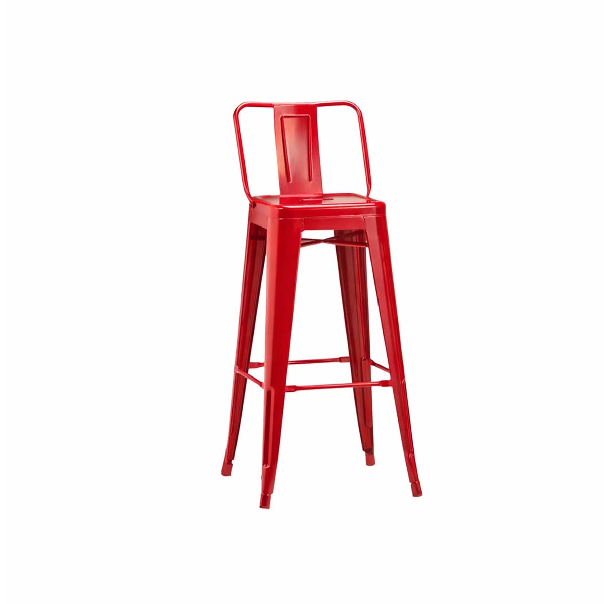 Taburete Tolix Rojo 76 cm