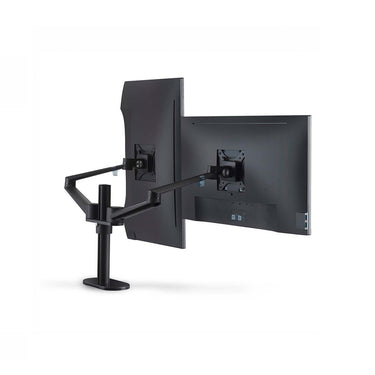 Soporte Pantalla Atlas Doble Negro